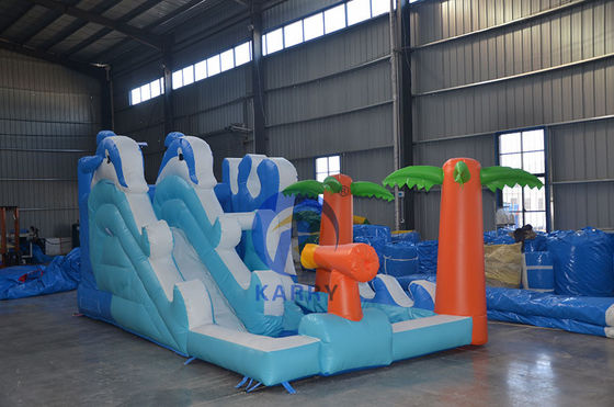 Jardín de juegos para niños inflables delfin ballena castillo de toboganes para niños 14 años o más