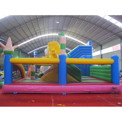 Exposición comercial de Aurora es imprescindible Bob Esponja comercial castillo de salto trampolín con tobogán