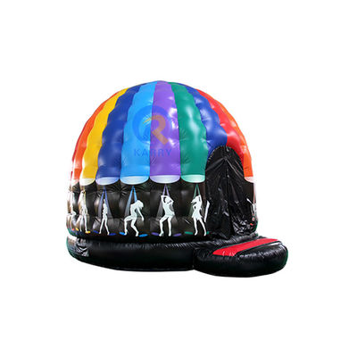 EN71/CE Certificado Comercial PVC Inflable Disco Demo Casa de rebote para el entretenimiento al aire libre