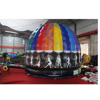 EN71/CE Certificado Comercial PVC Inflable Disco Demo Casa de rebote para el entretenimiento al aire libre