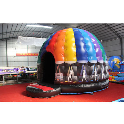 EN71/CE Certificado Comercial PVC Inflable Disco Demo Casa de rebote para el entretenimiento al aire libre