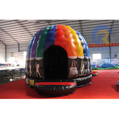 EN71/CE Certificado Comercial PVC Inflable Disco Demo Casa de rebote para el entretenimiento al aire libre
