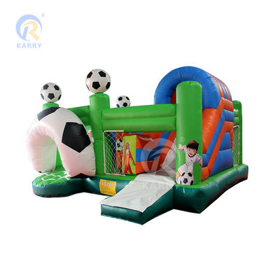 Cuadrado de PVC al aire libre Inflable Castillo Rebobinable para el Fútbol Temática Fun City Fun Play Area