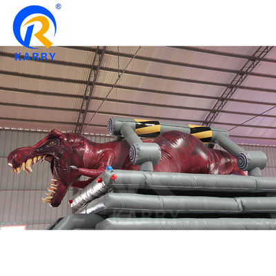 EN14960 Certificado Monstruo Atrapado Dino Combinado de Excavadores Inflables para el Juego Activo de Niños
