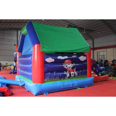 Combo de deslizamiento de castillo de diversión hecho de lona de PVC de 0,55 mm y grado comercial