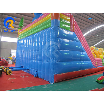 Parque de diversiones al aire libre inflables Fun City Bouncer Slide para alquiler de fiestas comerciales