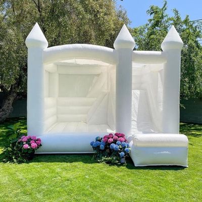 Fiesta para niños al aire libre Es imprescindible Casa de rebote de boda inflable con tobogán