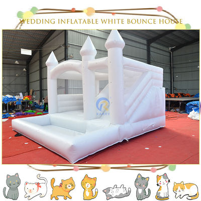 Características portátil inflables combo castillo tobogán para la fiesta de bodas y el niño pequeño portero