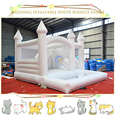 Características portátil inflables combo castillo tobogán para la fiesta de bodas y el niño pequeño portero