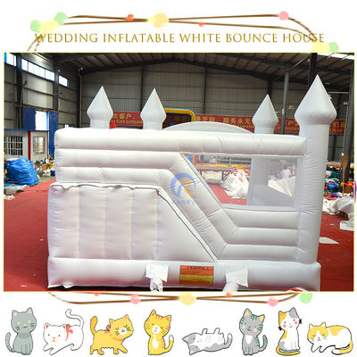 Características portátil inflables combo castillo tobogán para la fiesta de bodas y el niño pequeño portero