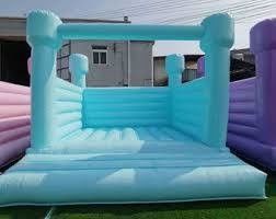 Salto y deslizamiento inflables a mano ideal para fiestas comerciales