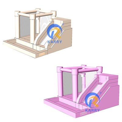 Servicio OEM profesional Casa de salto rosa inflable para bodas y cumpleaños