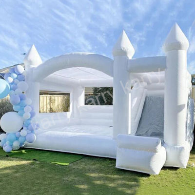 Impresión digital Evento de bodas Castillo de salto Casa de salto con tobogán y lonas de PVC