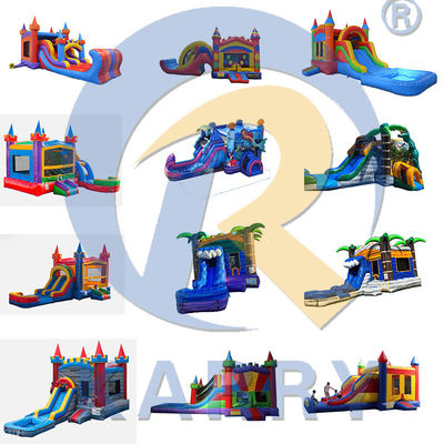 Commercial Inflable Castillo Tema de la boda Castillo de salto Slide Combo para el envío