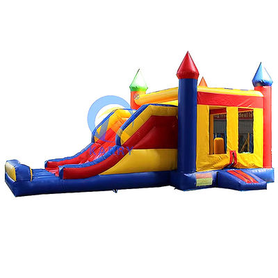 Caminata lunar personalizada color inflable salpicador deslizamiento castillo de salto para alquiler de fiestas