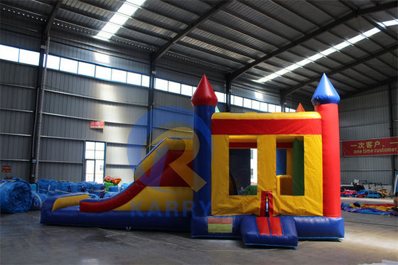 Caminata lunar personalizada color inflable salpicador deslizamiento castillo de salto para alquiler de fiestas