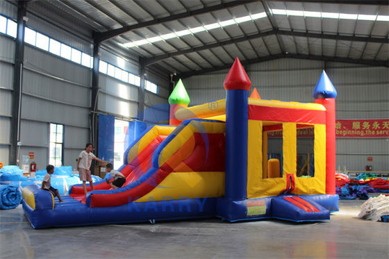 Caminata lunar personalizada color inflable salpicador deslizamiento castillo de salto para alquiler de fiestas