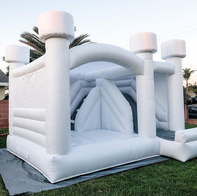 Combo de castillo de salto inflable con equipo de alquiler de toboganes hecho de PVC