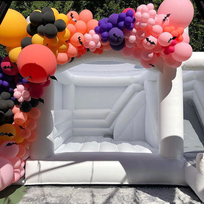 Combo de castillo de salto inflable con equipo de alquiler de toboganes hecho de PVC