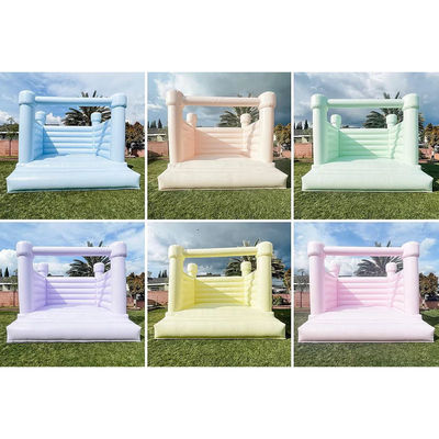 Blower incluido Commercial Inflable boda Casa de salto blanco para niños