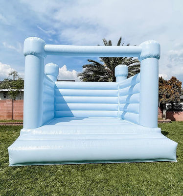 Blower incluido Commercial Inflable boda Casa de salto blanco para niños