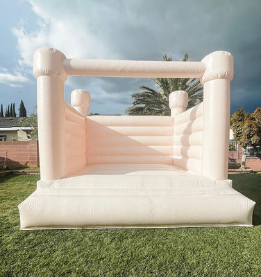 Blower incluido Commercial Inflable boda Casa de salto blanco para niños