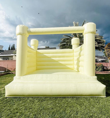 Blower incluido Commercial Inflable boda Casa de salto blanco para niños
