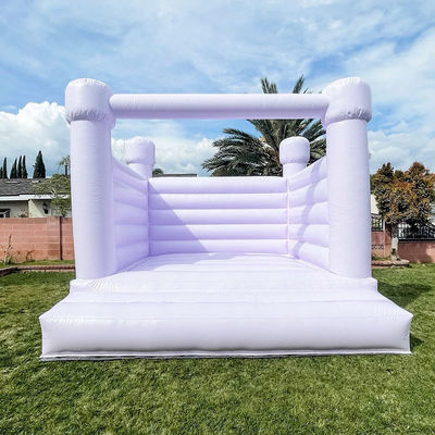 Blower incluido Commercial Inflable boda Casa de salto blanco para niños