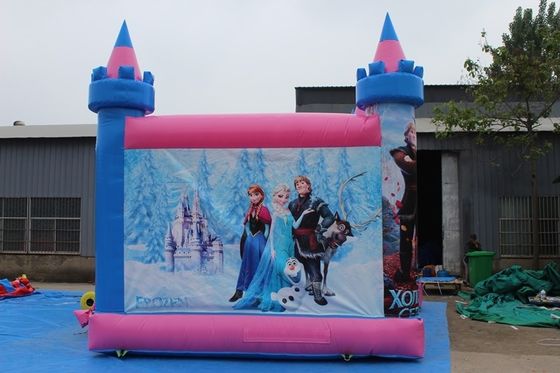 Rango de edad 14 Años arriba Castillo Bounce Casa Rosa Salto Castillo Bouncy para alquiler de fiesta