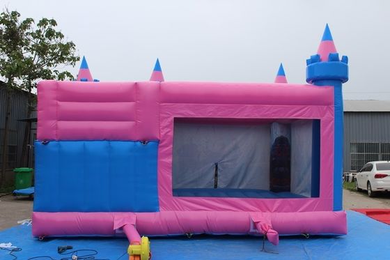 Rango de edad 14 Años arriba Castillo Bounce Casa Rosa Salto Castillo Bouncy para alquiler de fiesta