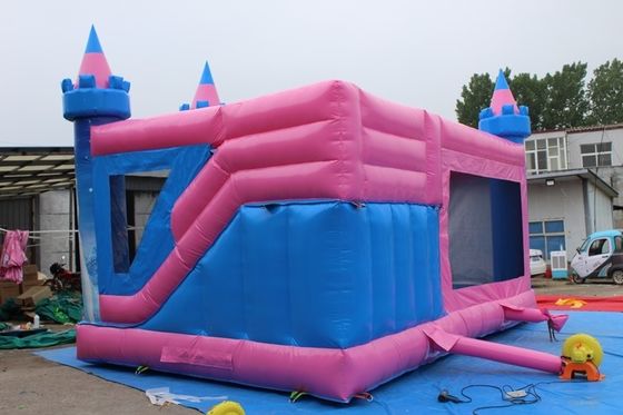 Rango de edad 14 Años arriba Castillo Bounce Casa Rosa Salto Castillo Bouncy para alquiler de fiesta