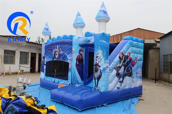 Tamaño personalizado Puente inflable con rango de edad de deslizamiento 14 años más de grado comercial