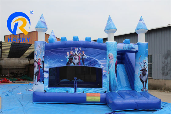 Tamaño personalizado Puente inflable con rango de edad de deslizamiento 14 años más de grado comercial