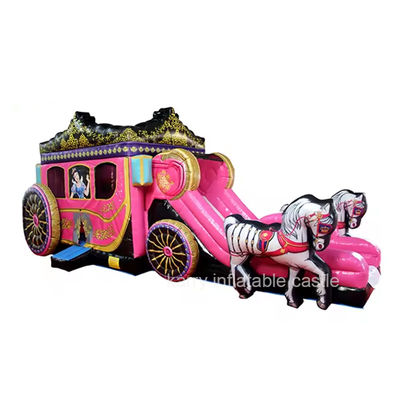 Suministro unisex portátil Mundo de cuentos de hadas Blancanieves Castillo de salto Combinación de diapositivas