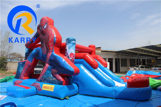 Adultos inflables húmedo / seco Combo Bounce House Slide con impresión digital y soplador