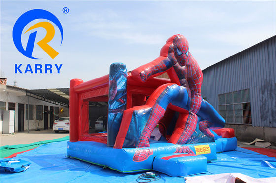 Adultos inflables húmedo / seco Combo Bounce House Slide con impresión digital y soplador