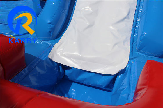 Adultos inflables húmedo / seco Combo Bounce House Slide con impresión digital y soplador