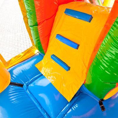 Jardín de juegos al aire libre para niños payaso inflable con diapositiva