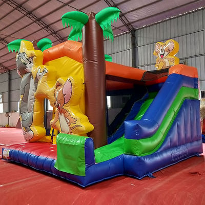 Unisexo Tom y Jerry Inflable Salto Castillo Casa de rebote para niños