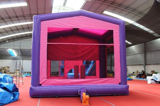 Unisex castillo congelado inflable casa de salpicadores con colores opcionales