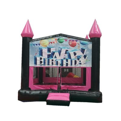 Características portátiles Castillo inflable PVC Casa de rebote tobogán de salto para el tiempo divertido de los niños
