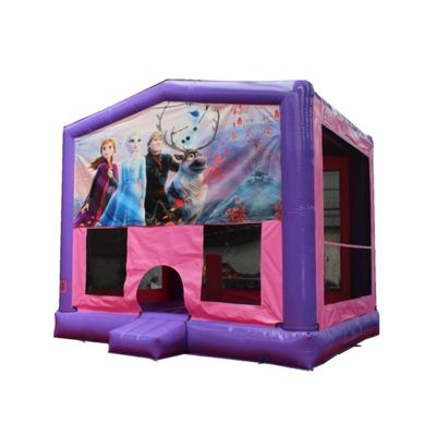 Características portátiles Castillo inflable PVC Casa de rebote tobogán de salto para el tiempo divertido de los niños