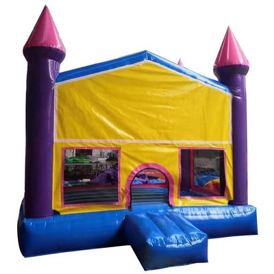 Características portátiles Castillo inflable PVC Casa de rebote tobogán de salto para el tiempo divertido de los niños