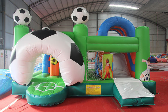 14 años de edad Unisex comercial PVC Sports Jumper Inflatable Jumper Combo con deslizador