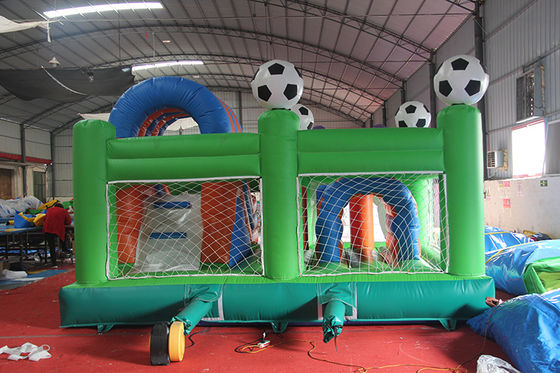 14 años de edad Unisex comercial PVC Sports Jumper Inflatable Jumper Combo con deslizador