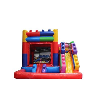 Impresión de pantalla Inflable Casa de rebote Slide Jumper para la fiesta comercial Combo Castillo