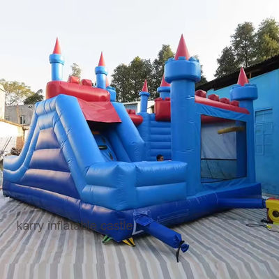 Impresión de pantalla Inflable Casa de rebote Slide Jumper para la fiesta comercial Combo Castillo