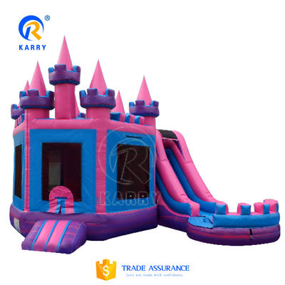 Alquiler de fiestas Empresarial Slide de castillo inflable Combo con certificado CE