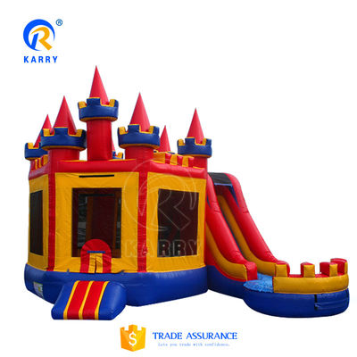 Alquiler de fiestas Empresarial Slide de castillo inflable Combo con certificado CE