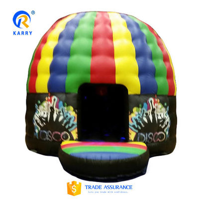 Servicio OEM profesional Disco de cúpula inflable para fiesta de baile PORTABLE castillo de salto